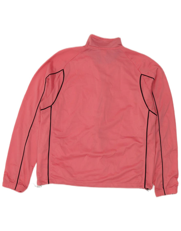 Brugi Damen-Trainingsanzug-Top-Jacke, UK 16, Größe L, rosa, Polyester