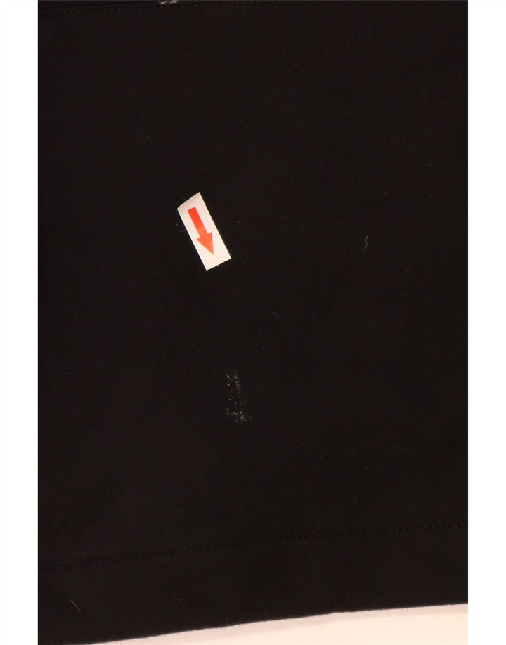 Zara Herren Kapuzenpullover, Größe S, schwarze Baumwolle