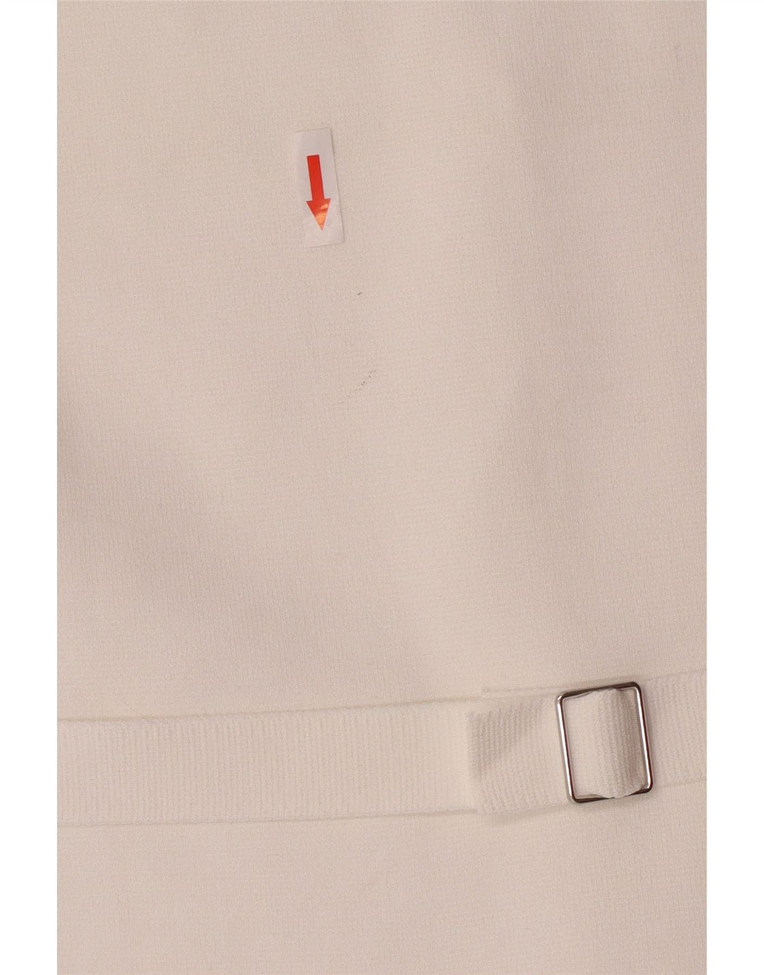 Zara Damen Weste UK 18 XL Weiße Viskose