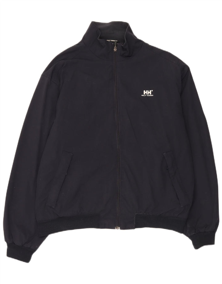 Helly Hansen Herren Bomberjacke UK 40 Large Marineblaues Nylon