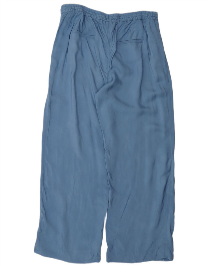 Zara Damen 2-teiliges Set UK 20 2XL W40 L31 Blaue Viskose