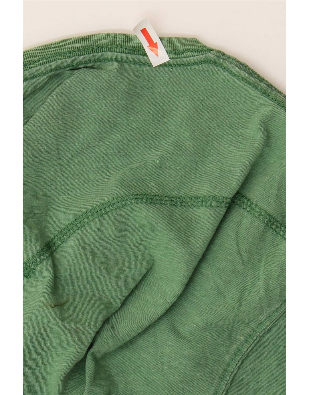 Levi's Herren-T-Shirt-Oberteil aus mittelgrün gefleckter Baumwolle