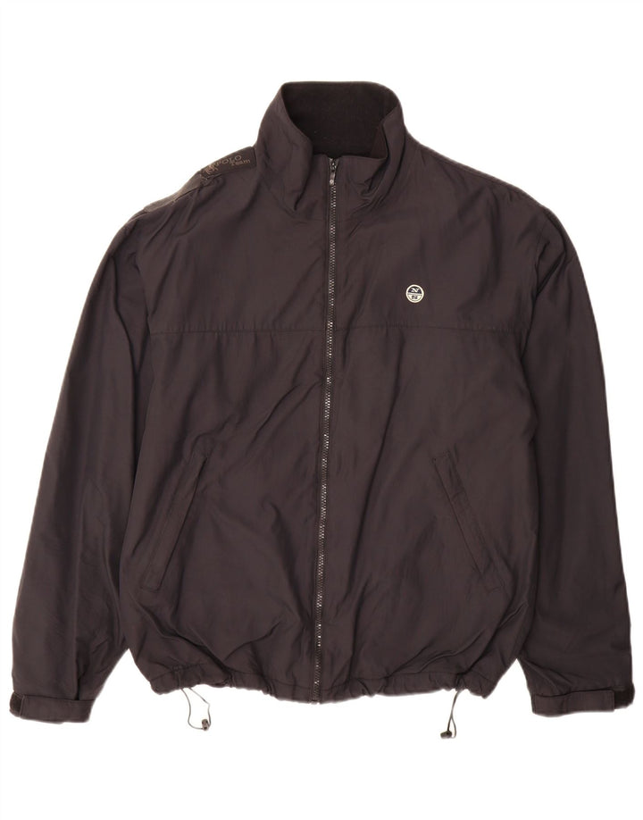 North Sails Herren Windjacke UK 36 Small Schwarz Polyamid