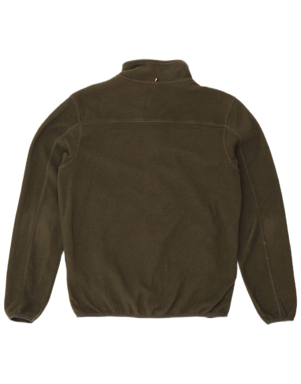 US POLO ASSN. Herren Fleecejacke Small Khaki Polyester