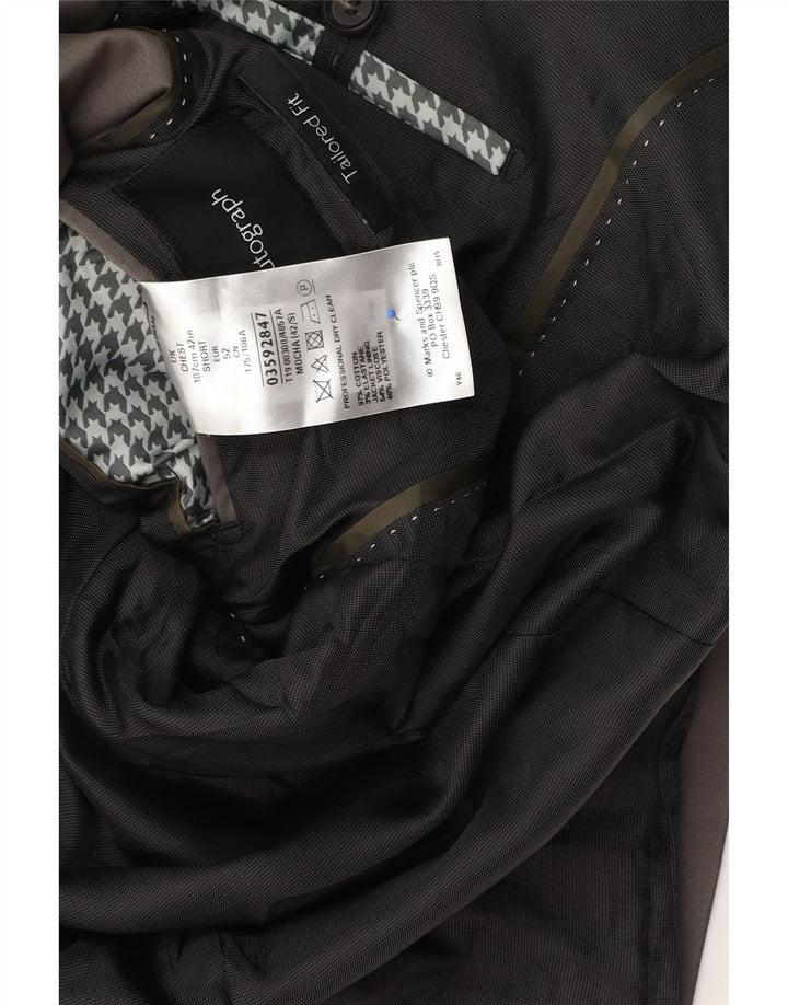 Marks & Spencer Herren Autograph 2-Knopf-Blazerjacke, UK 42, Größe L, Grau