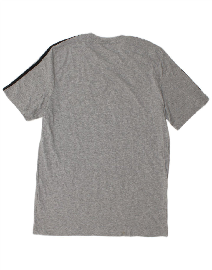 Adidas Herren T-Shirt Top Large Grau Baumwolle
