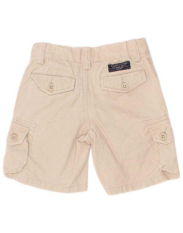 Polo Ralph Lauren Cargo-Shorts für Jungen, 2–3 Jahre, W20, cremefarbene Baumwolle