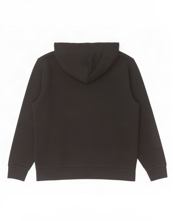 Marks & Spencer Damen Kapuzenpullover UK 14 Large Schwarz Baumwolle