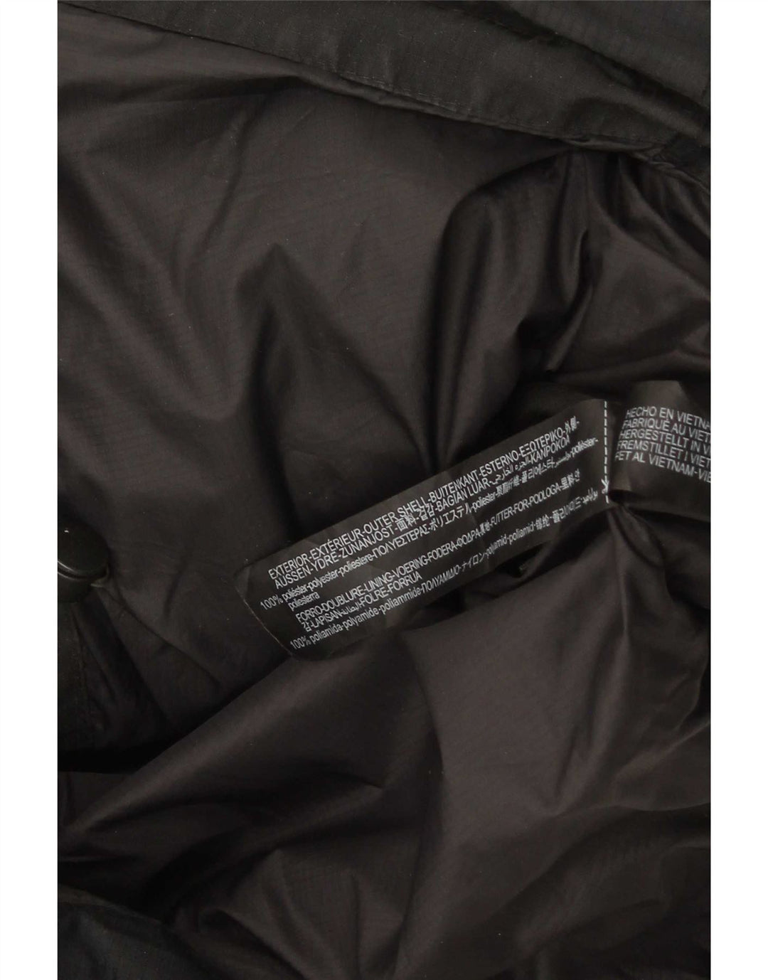 Zara Herren-Jacke mit Kapuze, gepolstert, UK 38, Mittelschwarz, Polyester