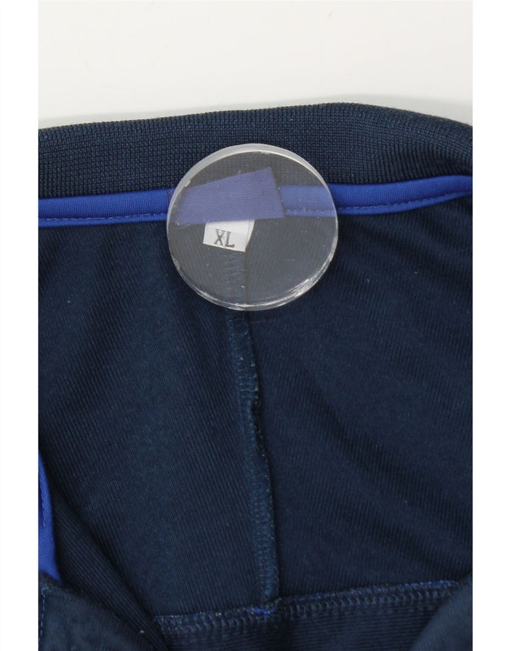 Asics Herren Trainingsanzug Top Jacke XL Marineblau Polyester