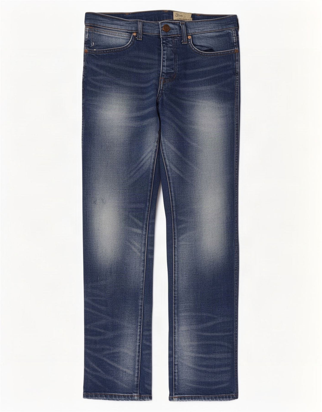 Wrangler Herren Spencer Straight Jeans W32 L32 Blaue Baumwolle