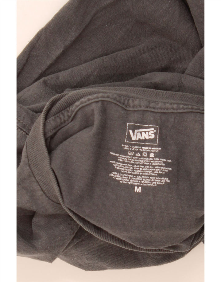 VANS Herren Grafik-T-Shirt-Oberteil aus mittelgrauer Baumwolle
