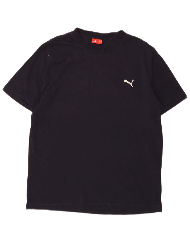Puma Herren T-Shirt Top Medium Marineblau Baumwolle