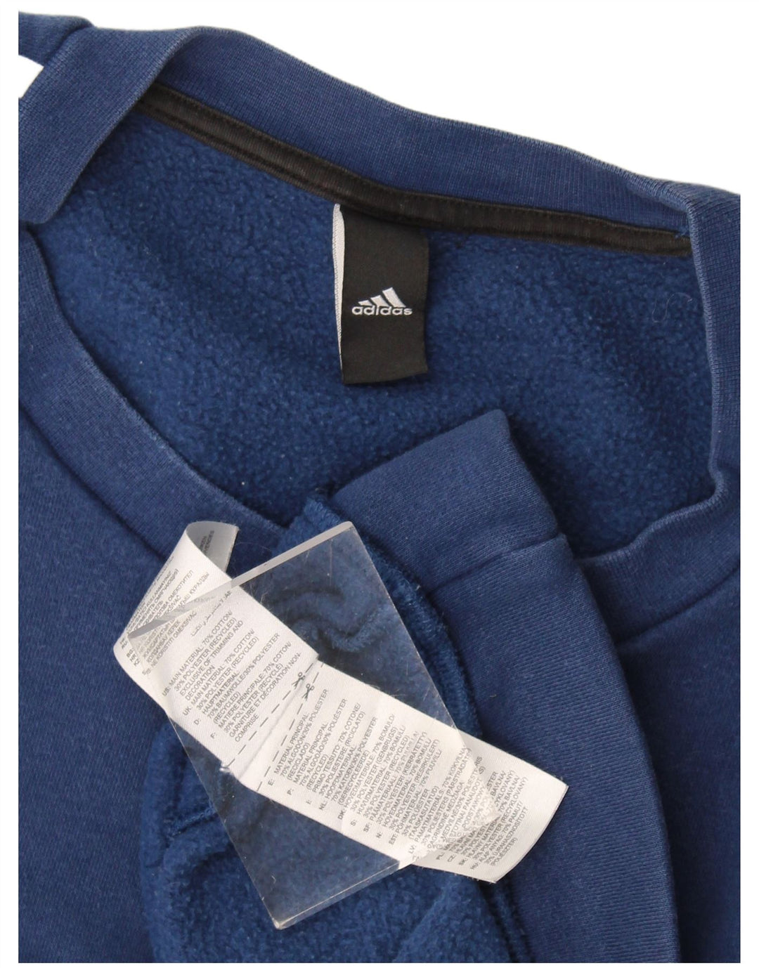 Adidas Herren Sweatshirt Pullover 2XL Marineblau Baumwolle