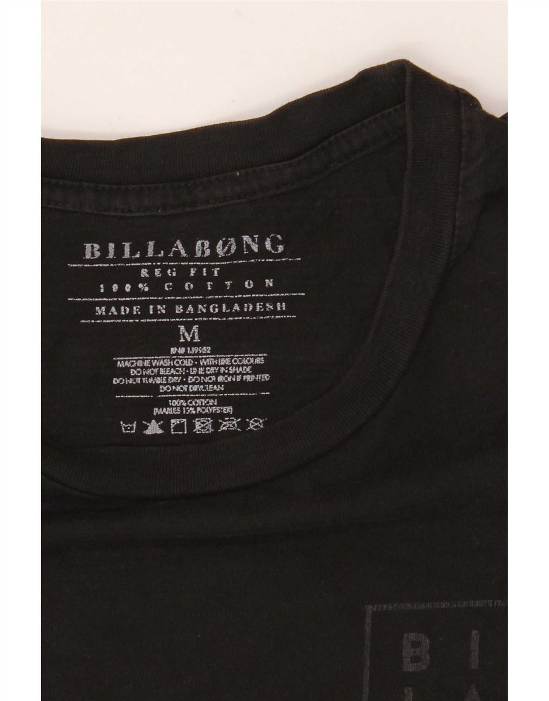 Billabong Herren-T-Shirt mit normaler Passform, mittelschwarzer Baumwolle