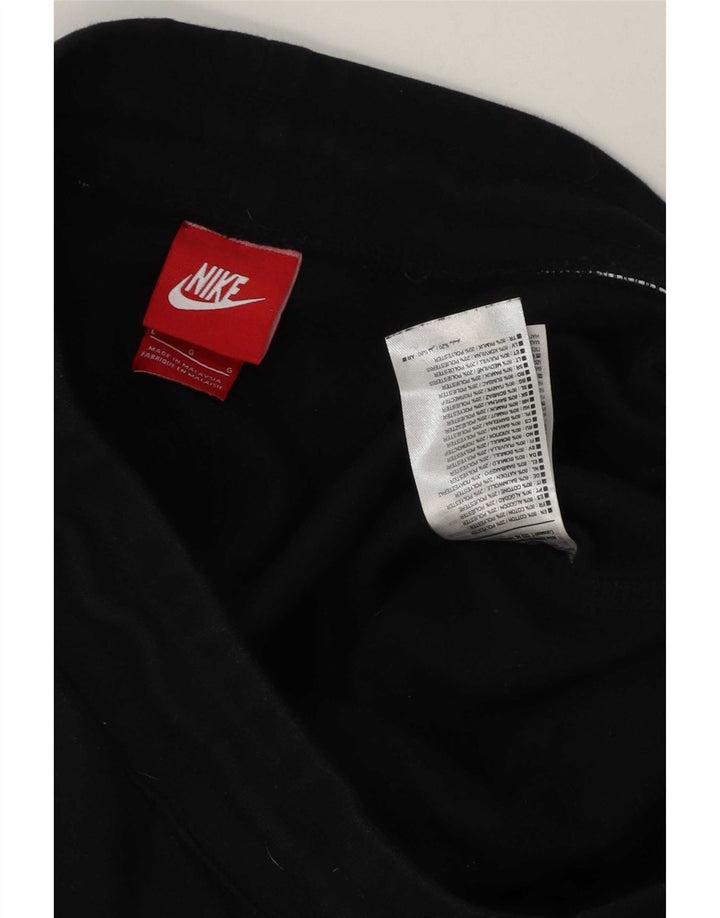 Nike Herren-Trainingshose mit Grafik, Größe L, Baumwolle, Schwarz