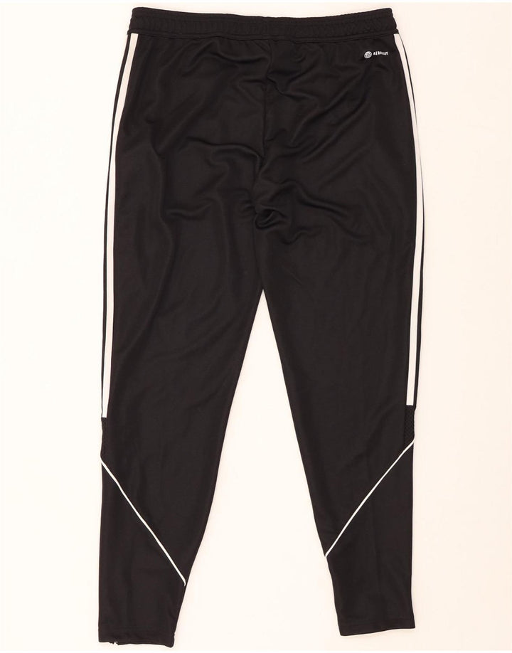 ADIDAS Damen Aeroready Trainingshose UK 16/18 Large Schwarz Polyester