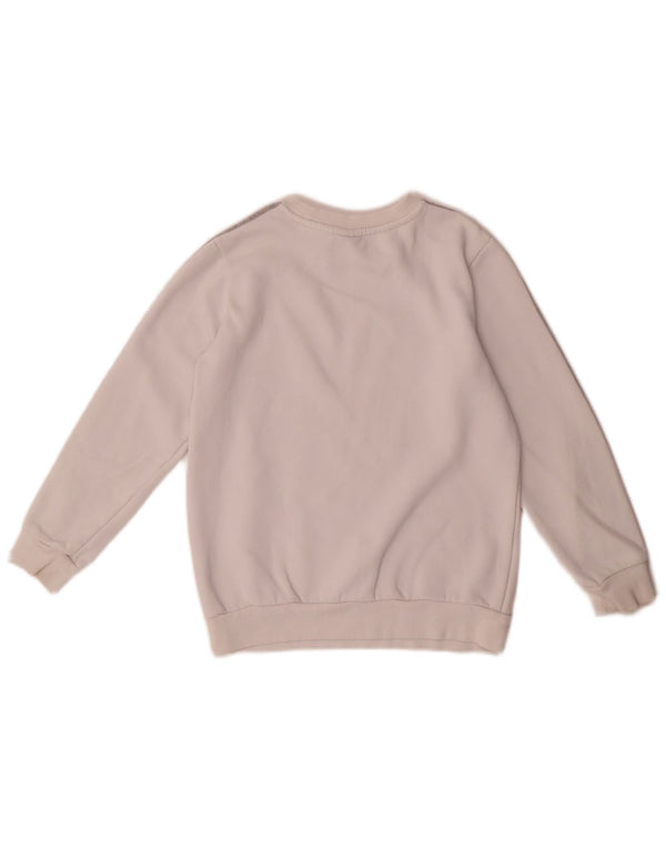 Adidas Jungen Sweatshirt mit Grafik, 9–10 Jahre, weiße Baumwolle