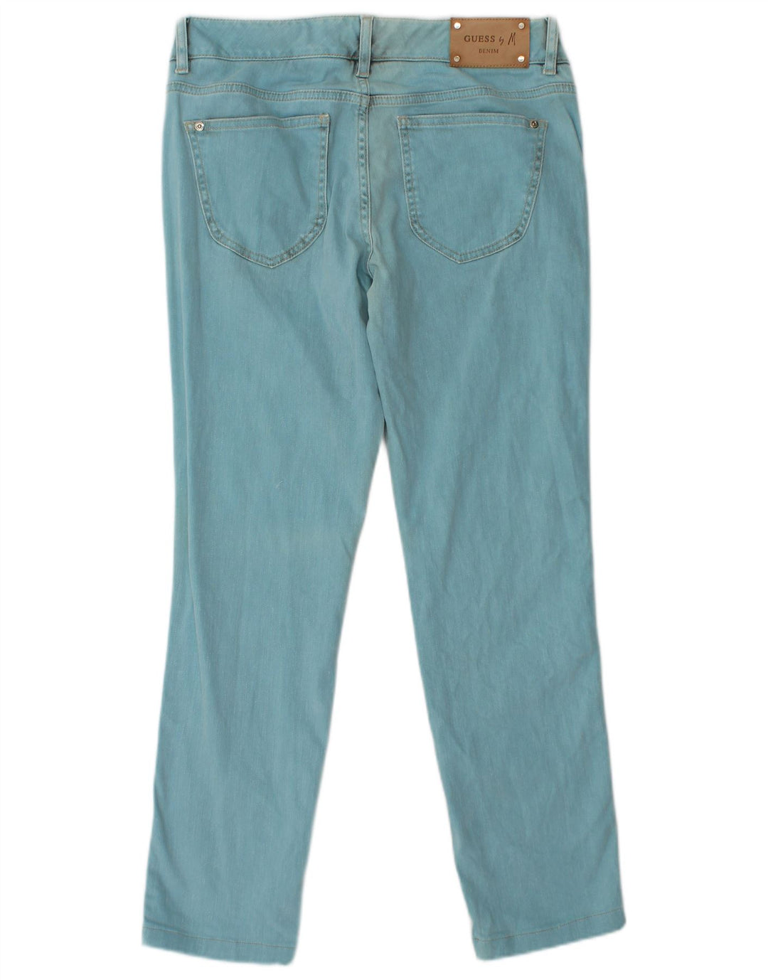 GUESS BY MARCIANO Damen-Jeans mit normaler Passform, schmale Passform, W31, L27, blaue Baumwolle