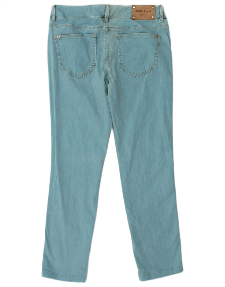 GUESS BY MARCIANO Damen-Jeans mit normaler Passform, schmale Passform, W31, L27, blaue Baumwolle