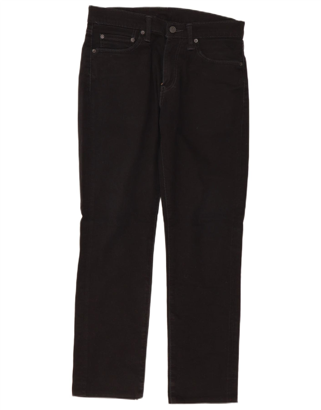 Levi's Herren 511 Slim Jeans W32 L30 schwarze Baumwolle