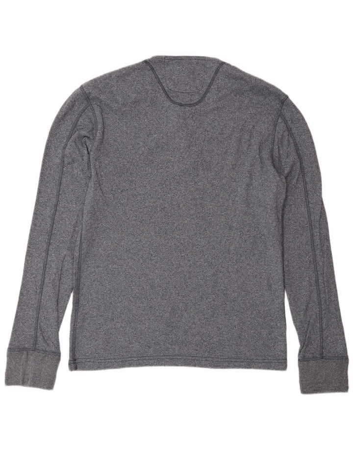 SUPERDRY Herren-Top, langärmelig, XL, Marineblau, Baumwolle