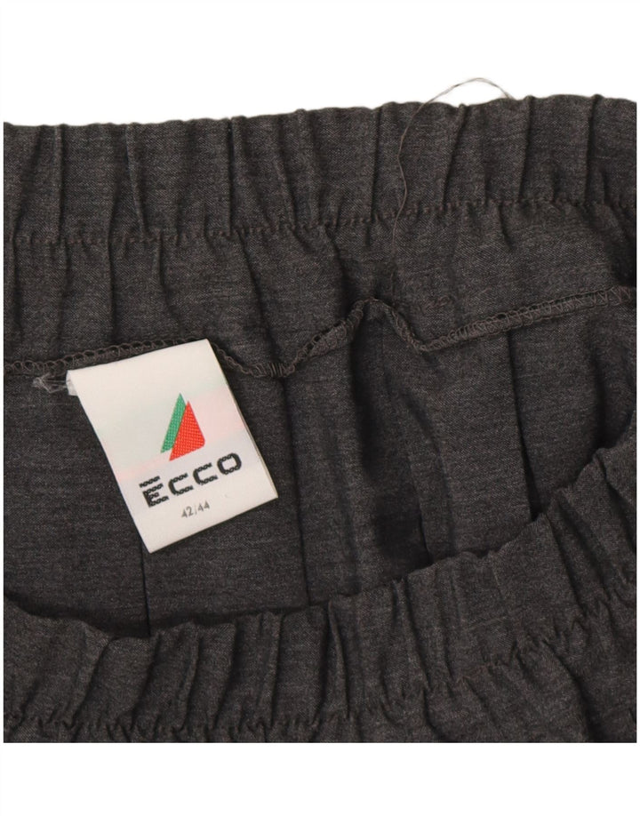 Ecco Womens Knife Faltenrock EU 42 Large W32 Graue Viskose