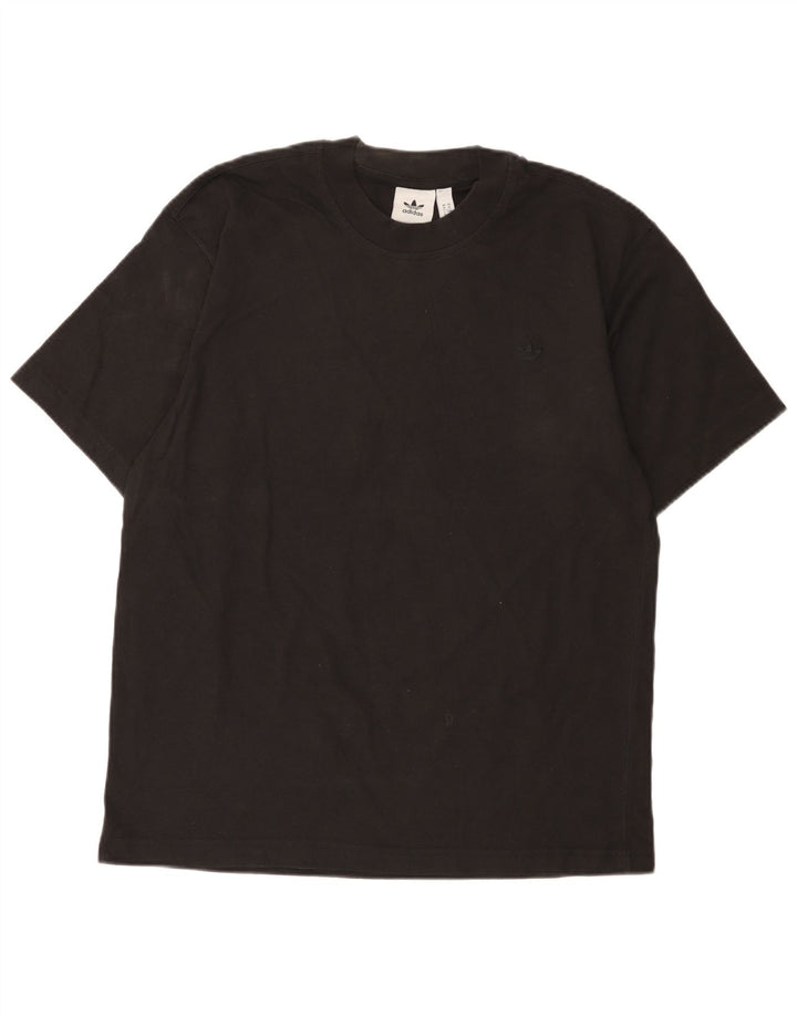 Adidas Herren T-Shirt Top Medium Schwarz Baumwolle