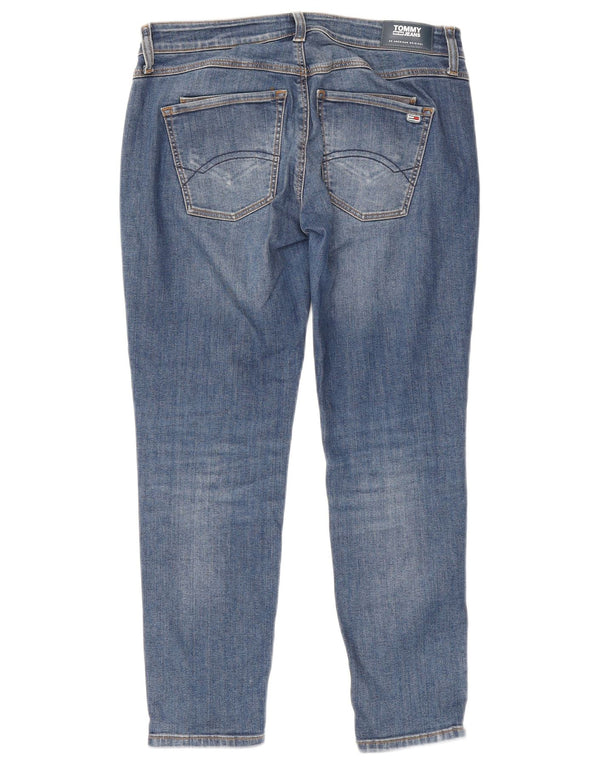 Tommy Hilfiger Damen Scarlett Low Waist Skinny Jeans W31 L26 Blaue Baumwolle
