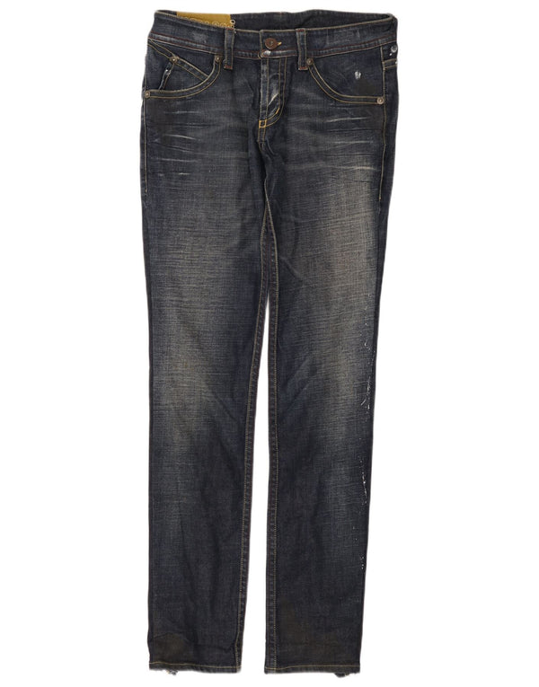 Iceberg Womens Slim Jeans W31 L34 Navy Blue Cotton