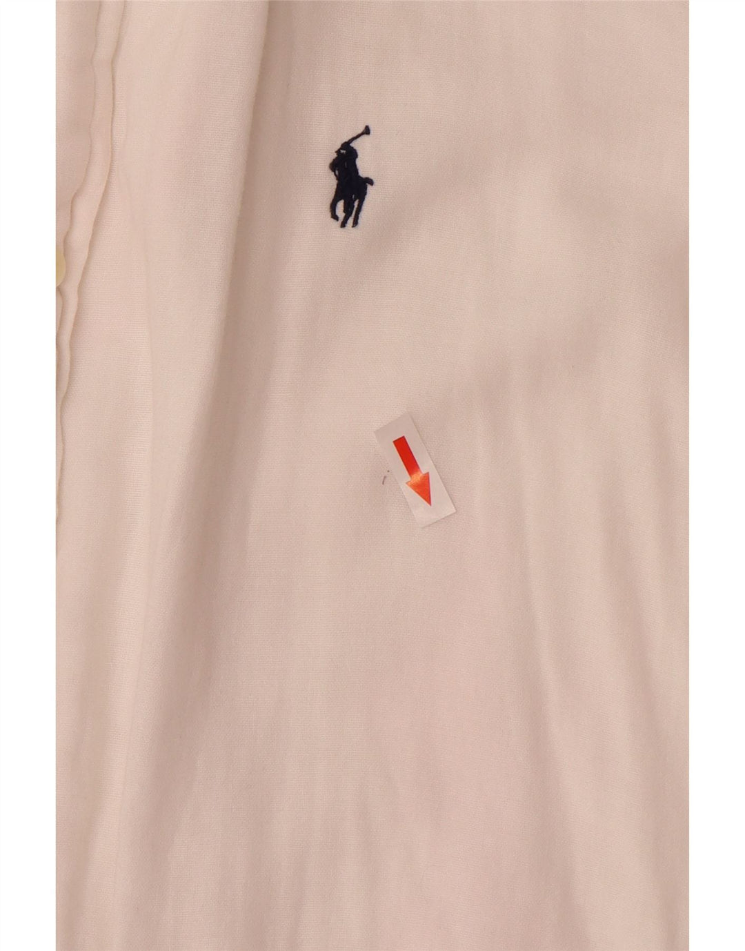 Ralph Lauren Herren-Hemd mit individueller Passform, groß, aus weißer Baumwolle
