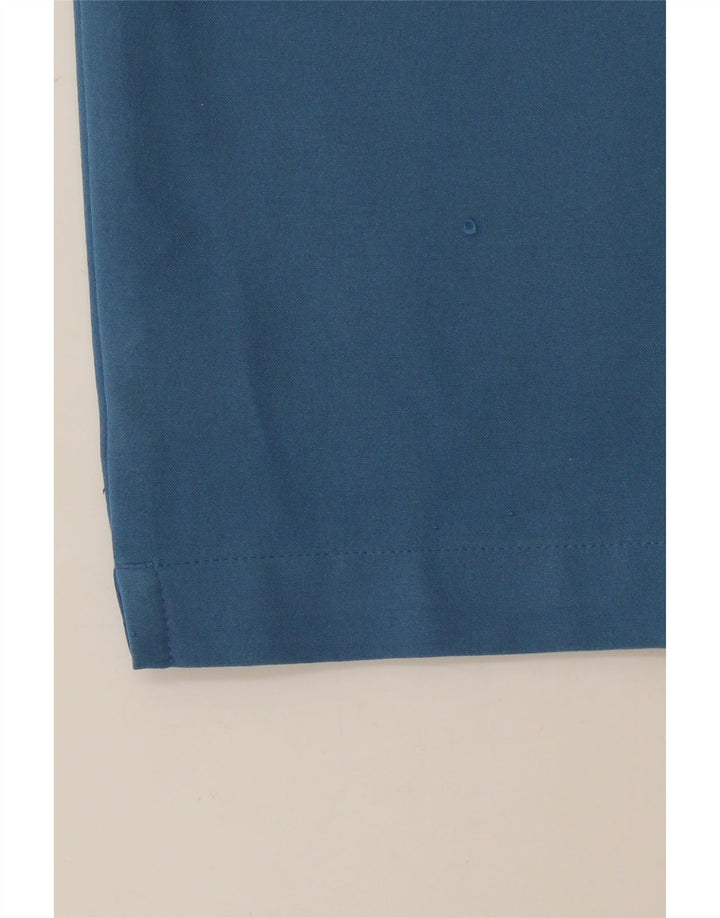 ADIDAS Mens Slim Chino Trousers W30 L30 Blue Polyester