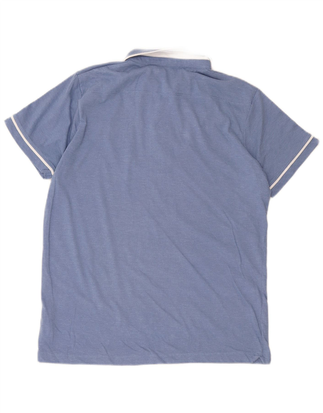 French Connection Herren-Poloshirt, groß, blaue Baumwolle