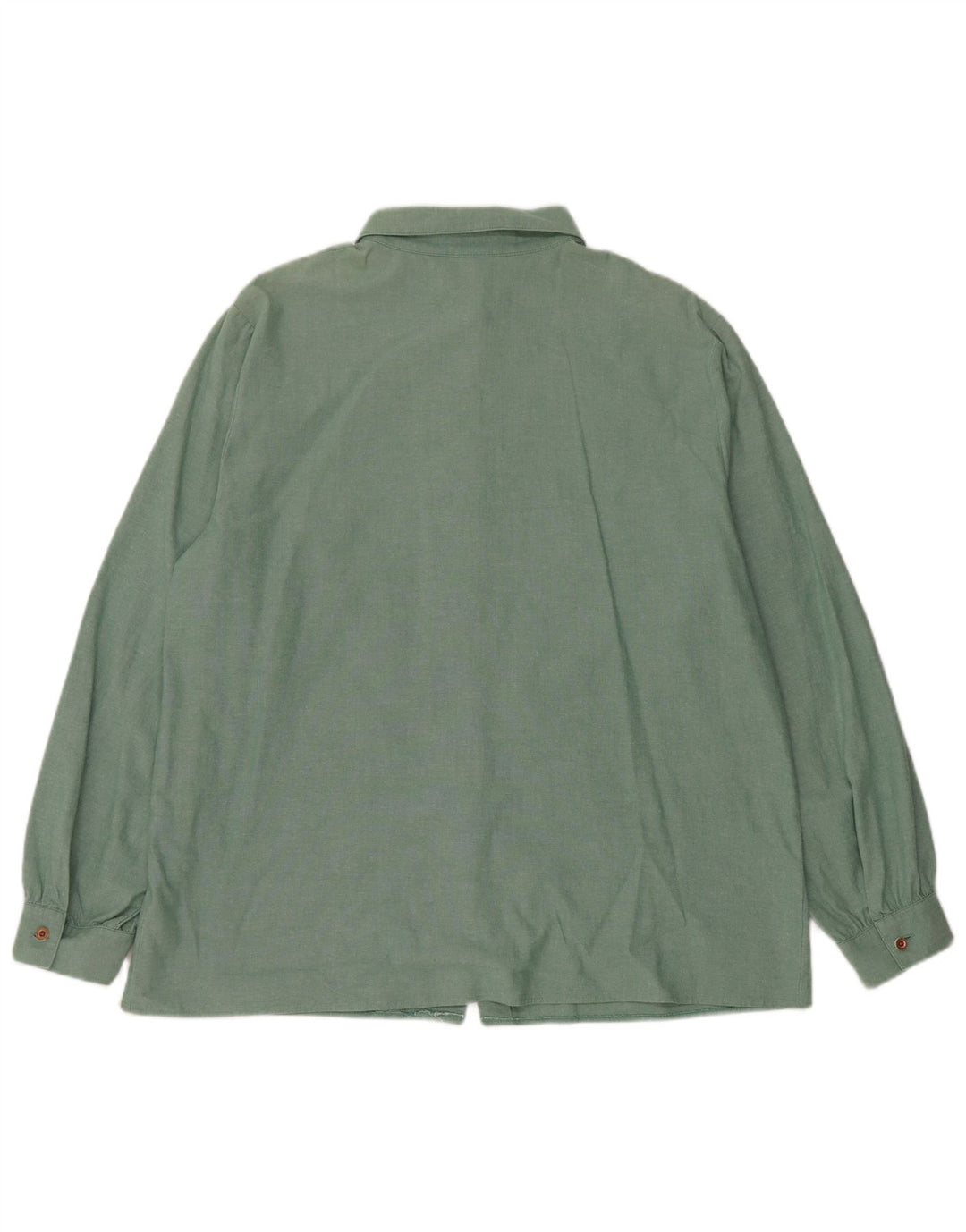 Petressa Damen-Hemd mit lockerer Passform, EU 44, XL, grüne Blumen-Baumwolle