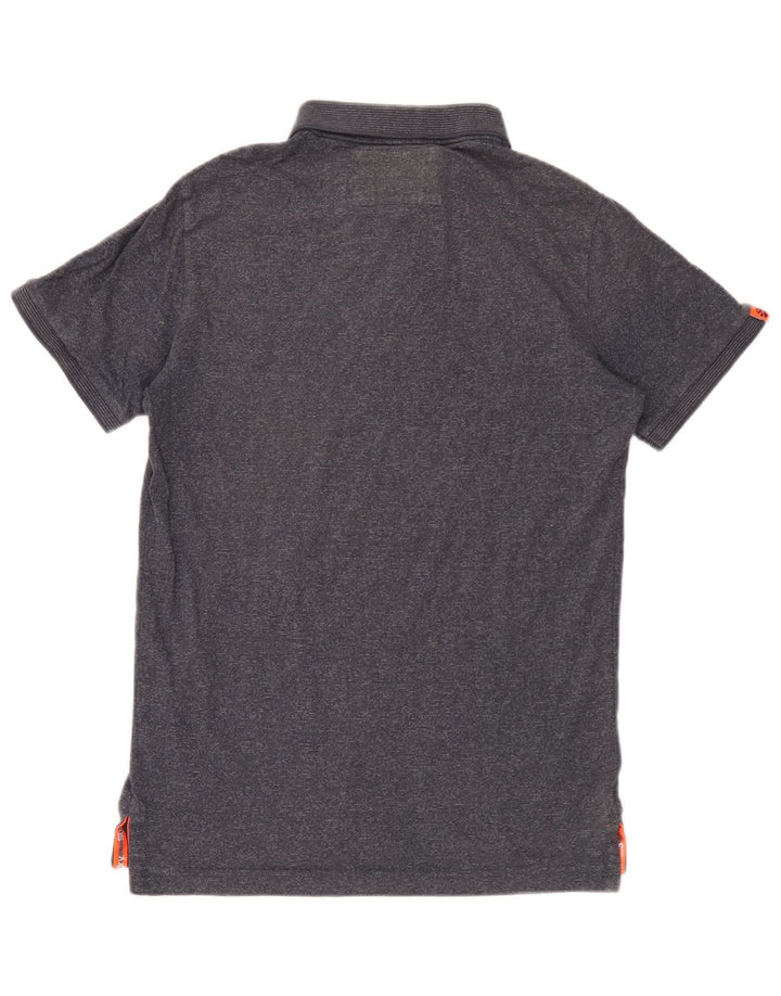 Superdry Herren-Poloshirt, mittelgroß, marineblau gefleckt