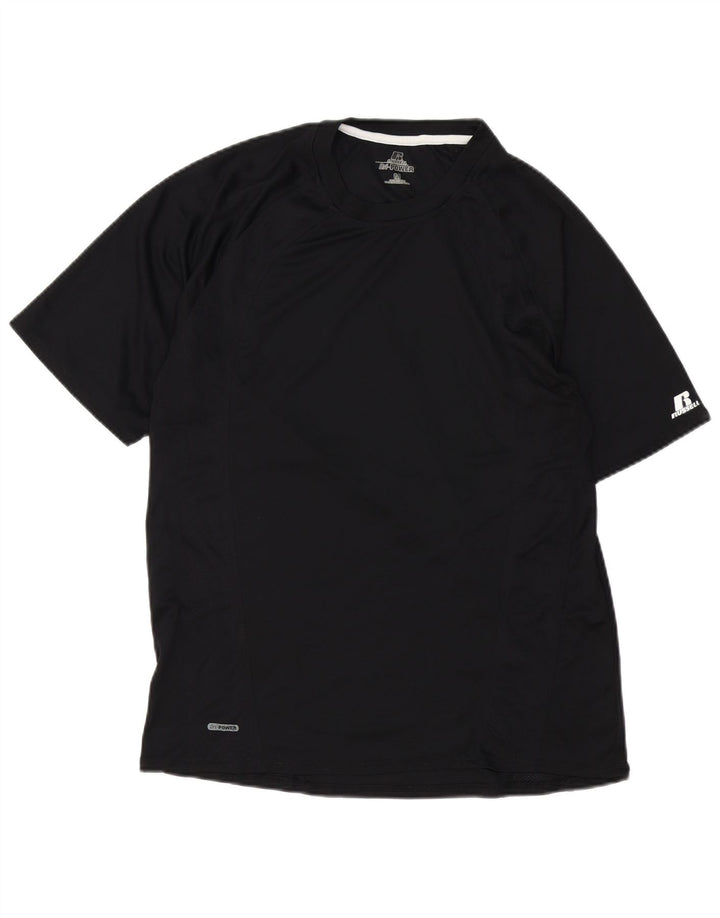 RUSSELL ATHLETIC Herren T-Shirt Top Medium Schwarz Polyester