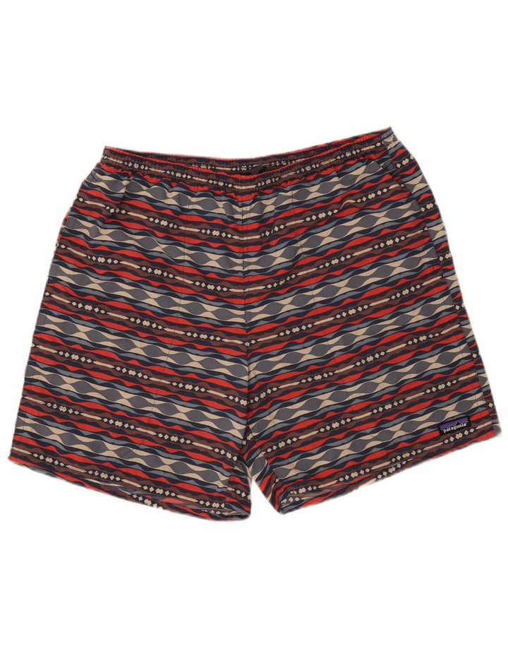 Patagonia Herren-Badeshorts, groß, mehrfarbig, geometrisch