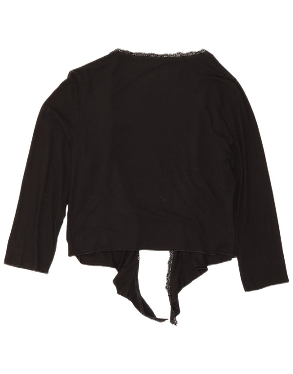 Phase Eight Damen-Cardigan zum Binden vorne, UK 14, mittlere schwarze Viskose