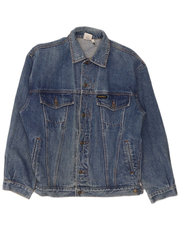 Arizona Herren Jeansjacke UK 34 XS Blaue Baumwolle