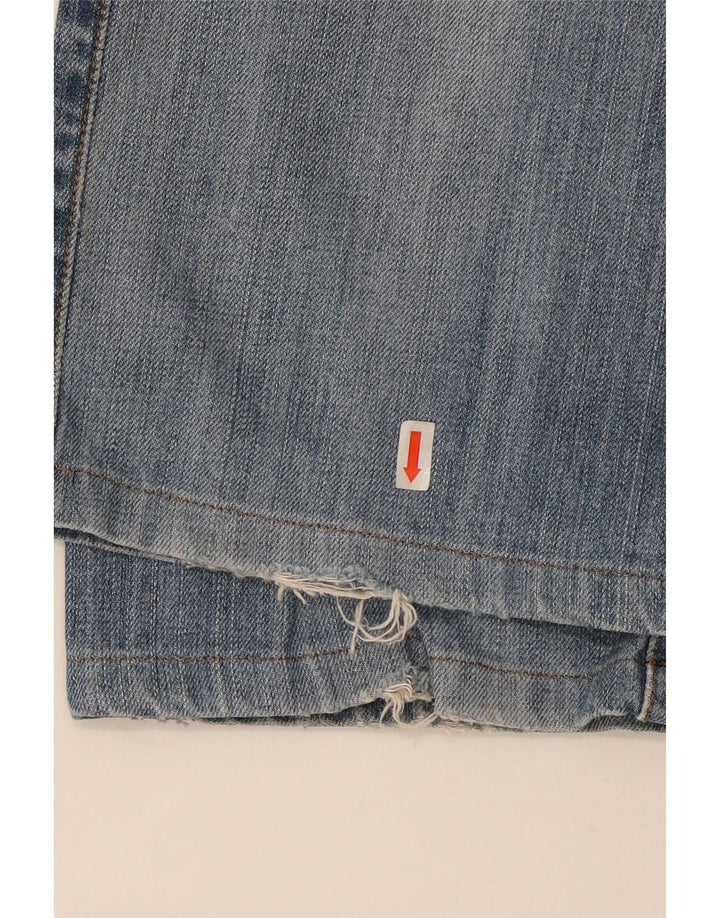 Levi's Herren 501 Distressed Straight Jeans W30 L29 Blaue Baumwolle