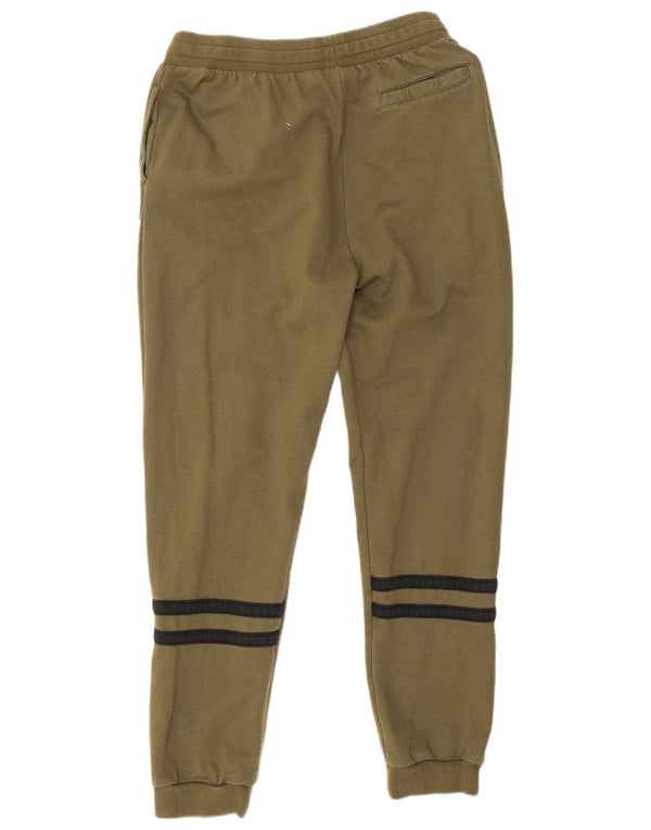 Ellesse Damen-Trainingshose, Jogginghose, UK 18, XL, Khaki, Colourblock-Baumwolle