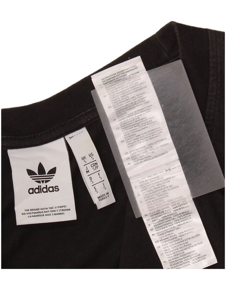 ADIDAS Herren Graphic Vest Top Small Schwarz Baumwolle