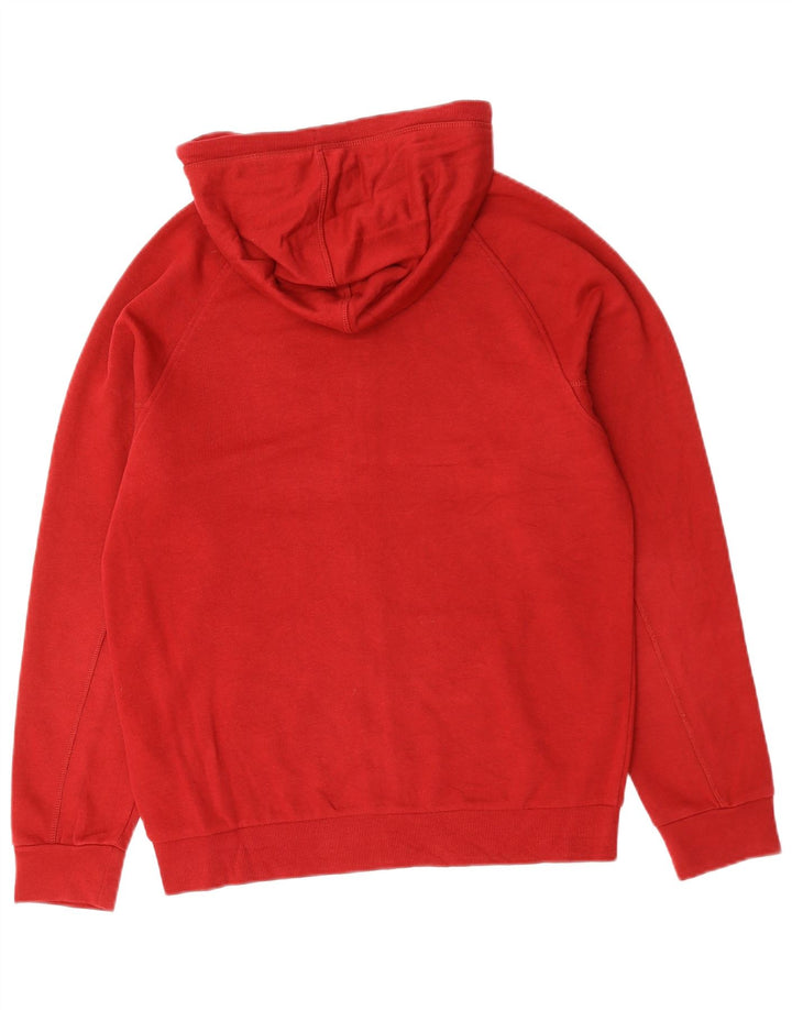 DIADORA Herren-Kapuzenpullover mit Reißverschluss, klein, rote Baumwolle