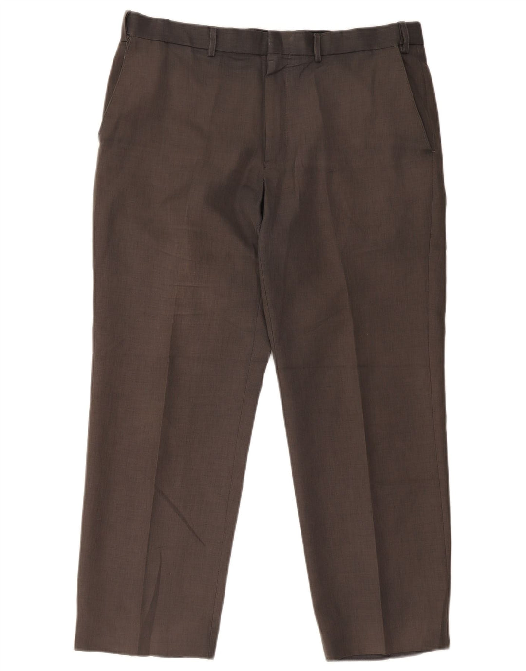 Gerade Herren-Chinohose von Marks & Spencer, W36, L29, Grau, Polyester