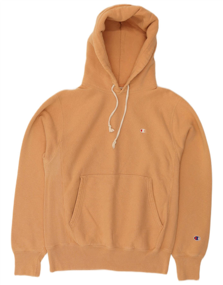 Champion Herren Kapuzenpullover, Größe S, Orange, Baumwolle