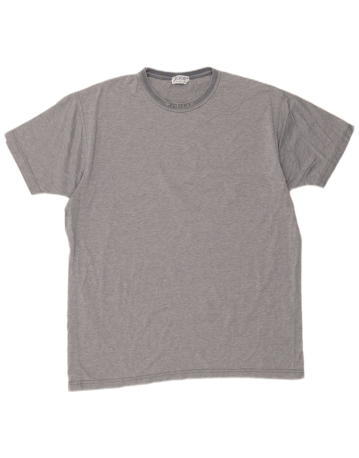 JOOP Mens T-Shirt Top UK 36 Small Grey Cotton