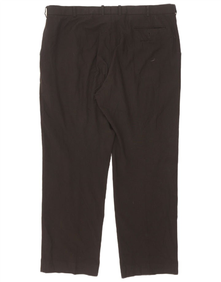 Marks & Spencer Maßgeschneiderte, gerade Anzughose für Herren, W40, L31, Schwarz