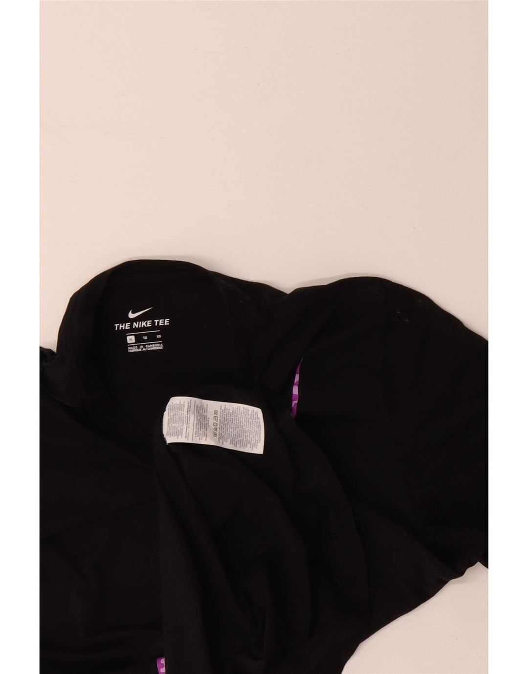 NIKE Herren Grafik T-Shirt Top XL Schwarz Baumwolle