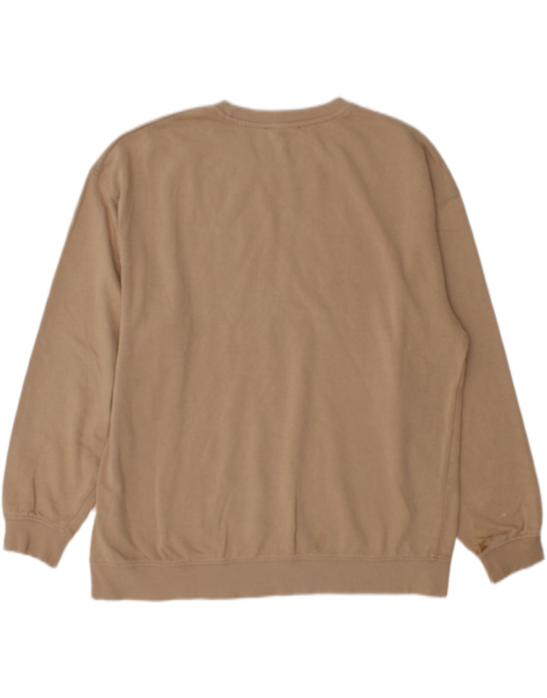 Zara Herren Sweatshirt Pullover Small Beige Baumwolle