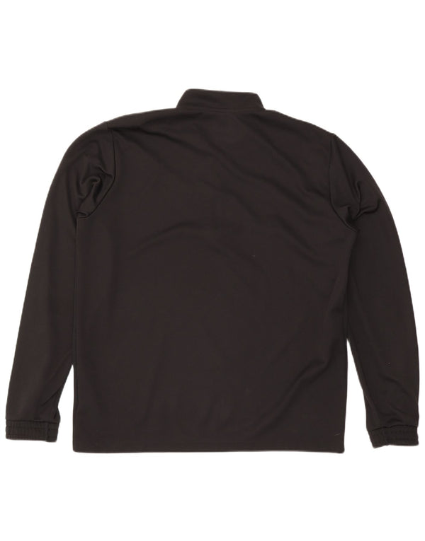 Adidas Herren Aeroready Zip Neck Pullover Trainingsanzug Top XL Schwarz Polyester